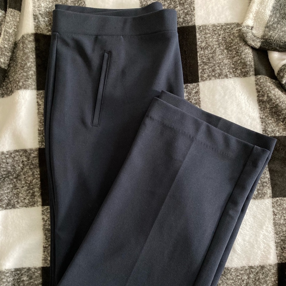 Navy Jules and Leopold Straight Leg Slacks